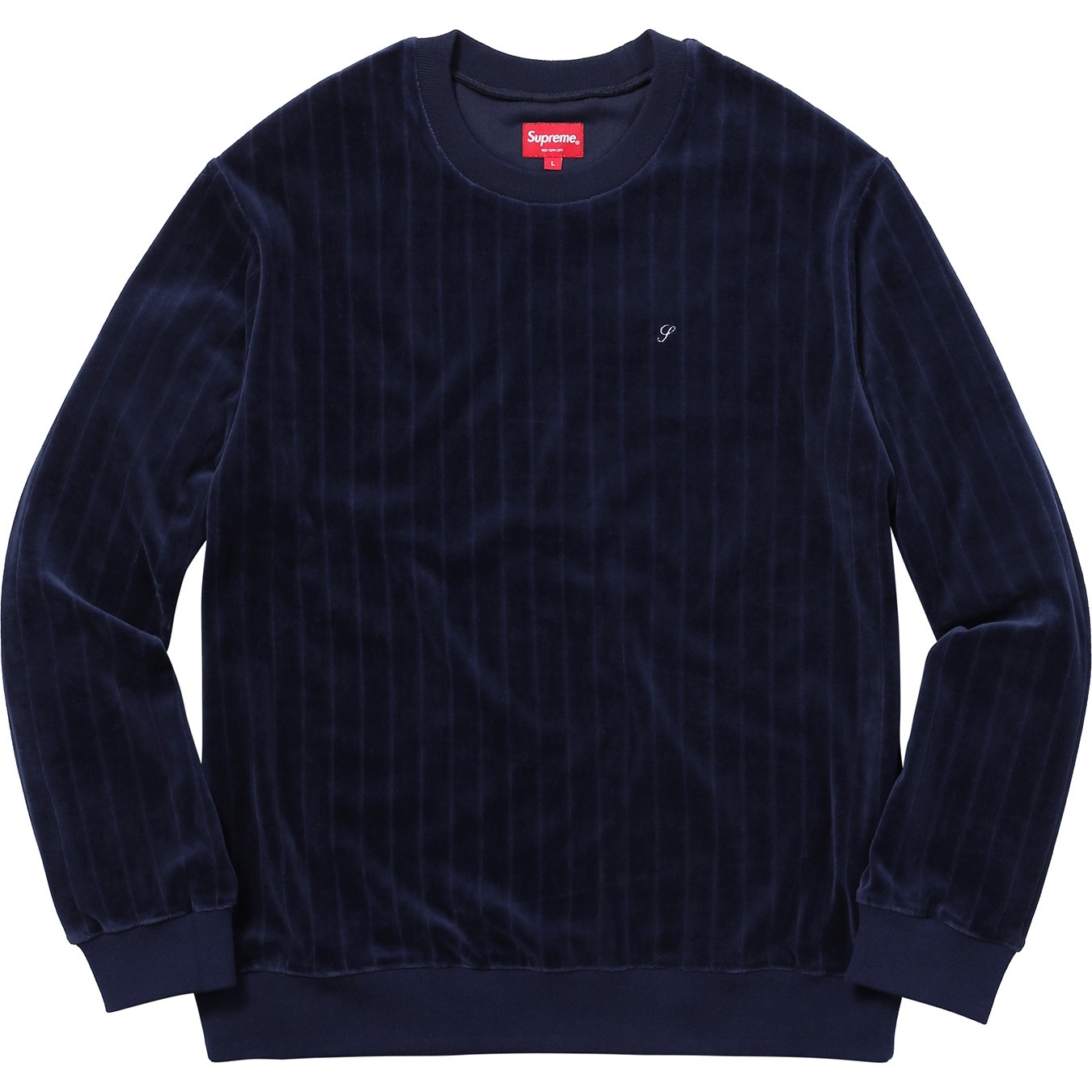 Ribbed Velour Crewneck view 4